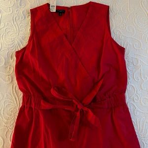 Talbots Red Jumpsuit Size 4p